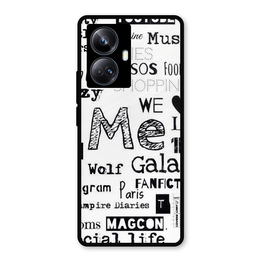 Love Things Metal Back Case for Realme 10 Pro Plus