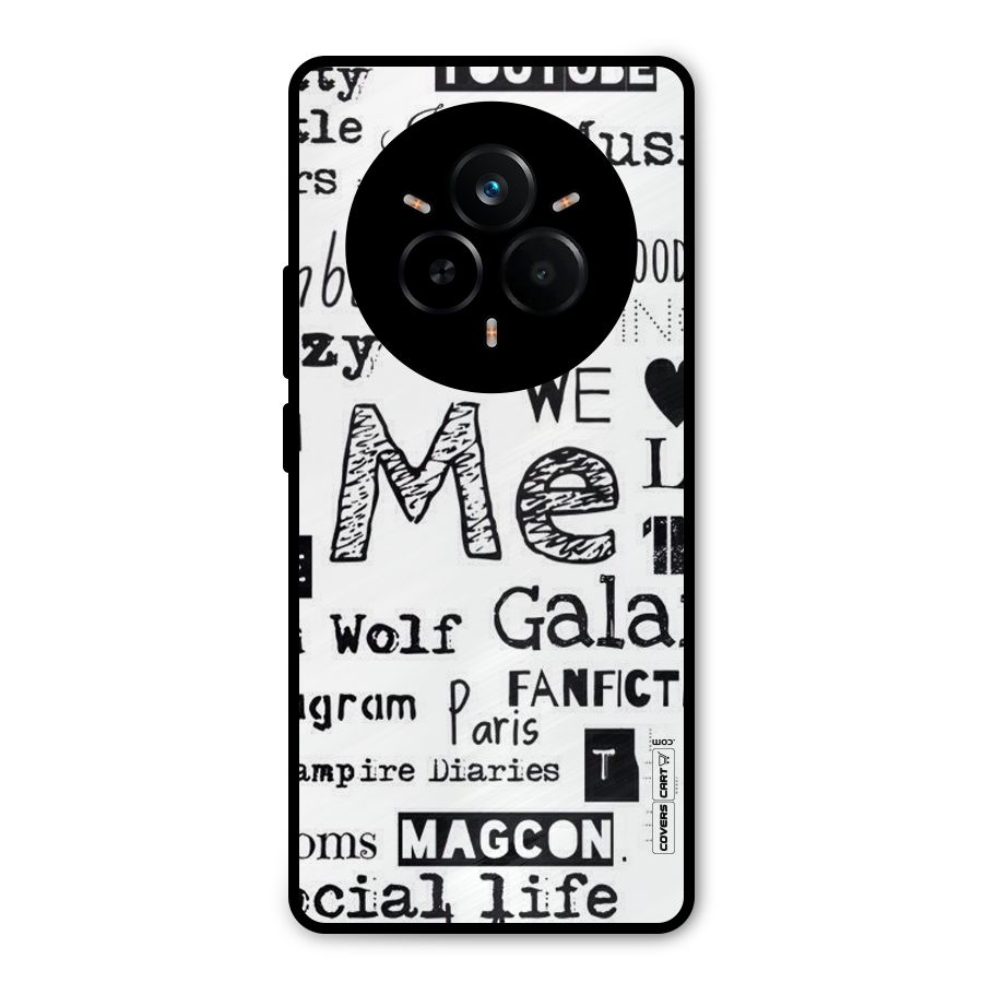 Love Things Metal Back Case for Realme 14 Pro