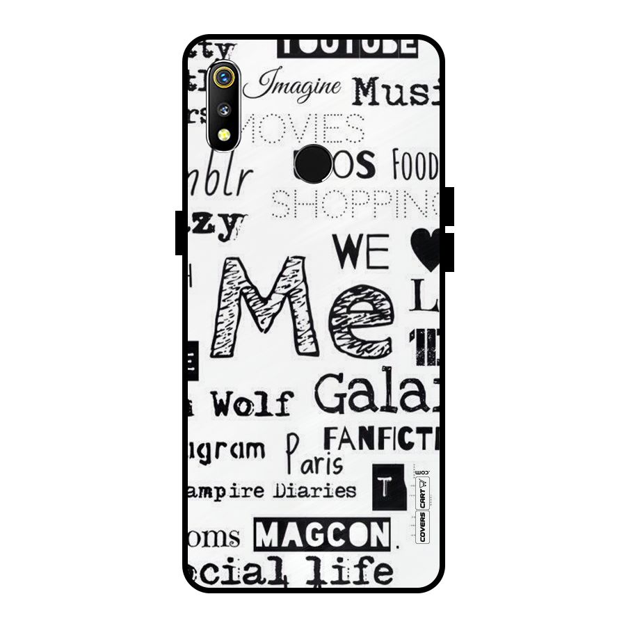 Love Things Metal Back Case for Realme 3i