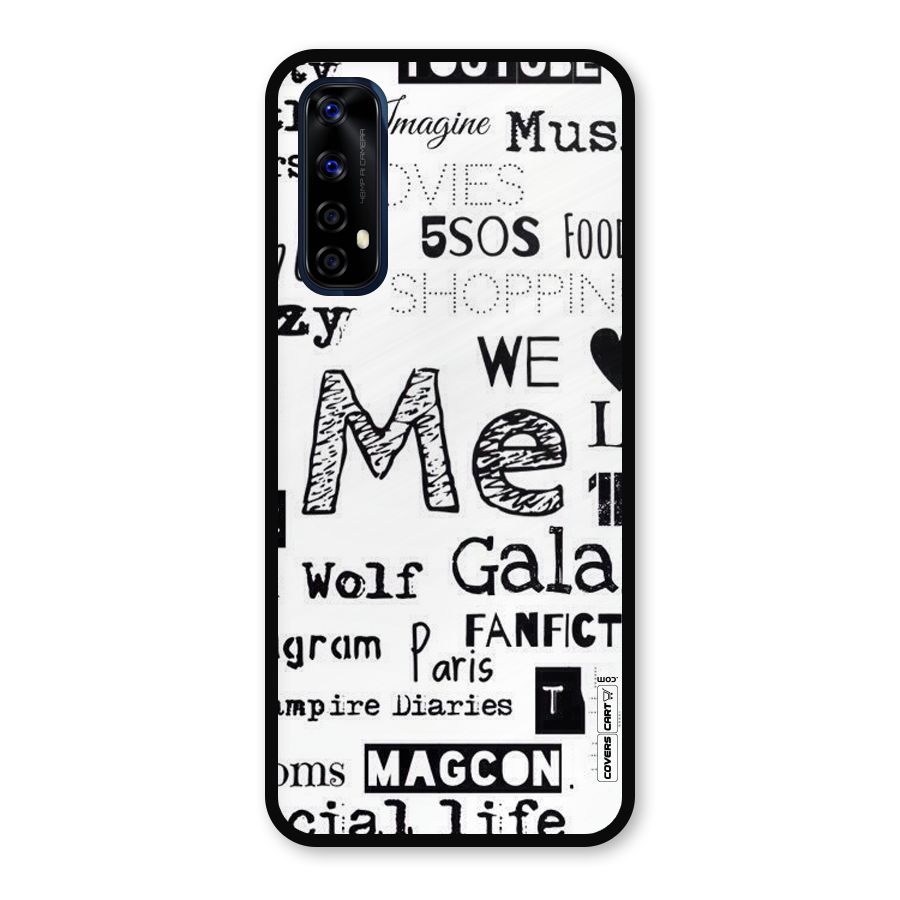 Love Things Metal Back Case for Realme 7