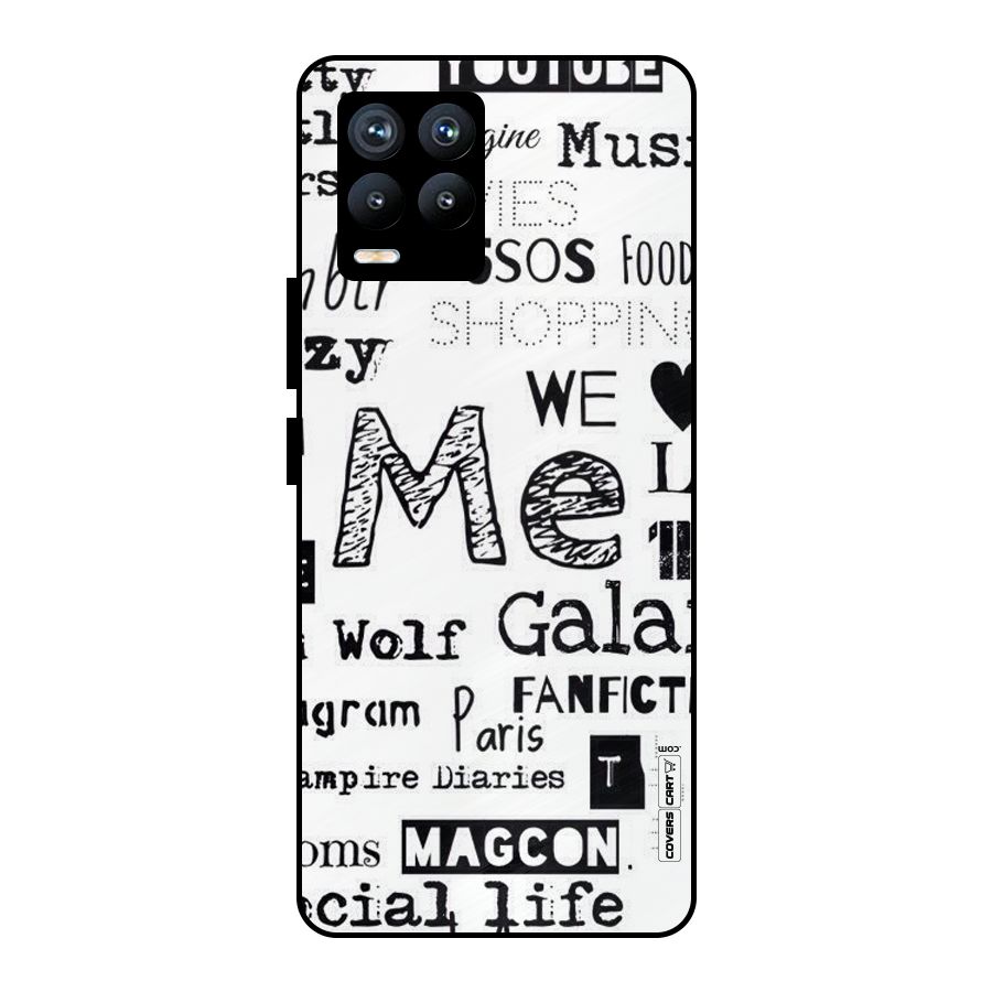 Love Things Metal Back Case for Realme 8 Pro