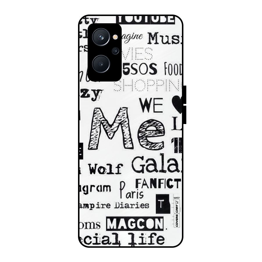 Love Things Metal Back Case for Realme 9i 5G