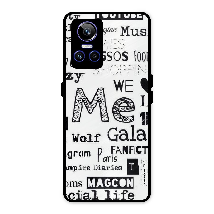 Love Things Metal Back Case for Realme GT Neo 3