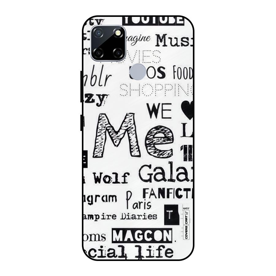 Love Things Metal Back Case for Realme Narzo 20