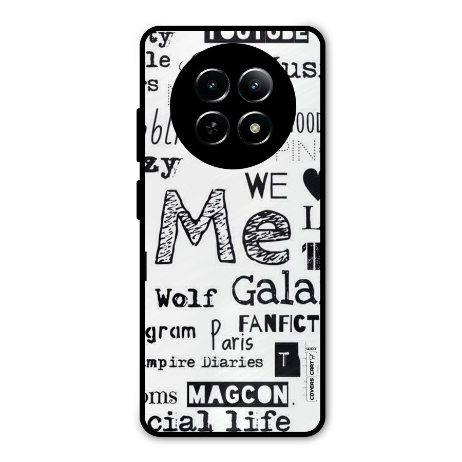 Love Things Metal Back Case for Realme Narzo N65