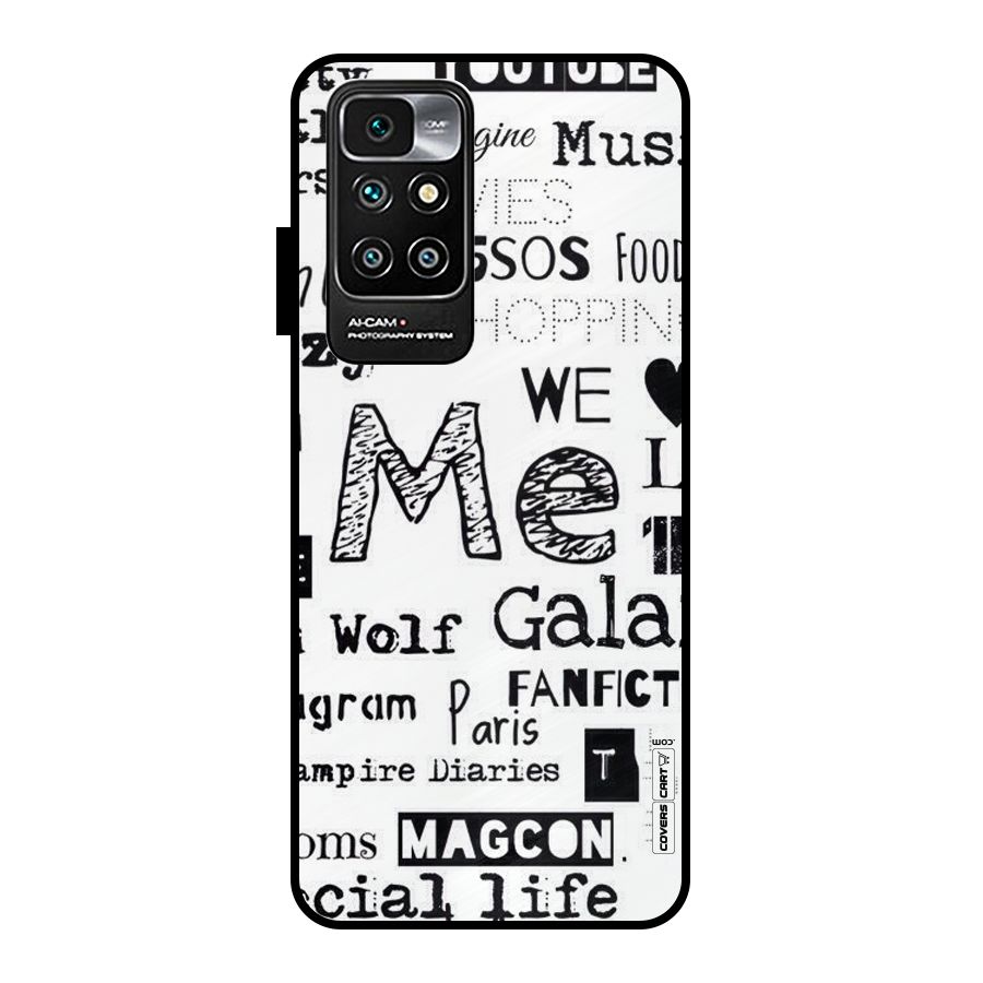 Love Things Metal Back Case for Redmi 10 Prime