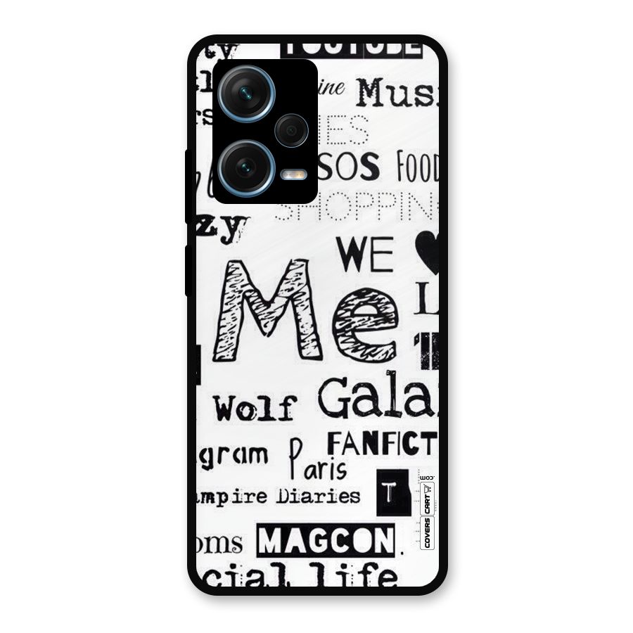 Love Things Metal Back Case for Redmi Note 12 Pro Plus 5G