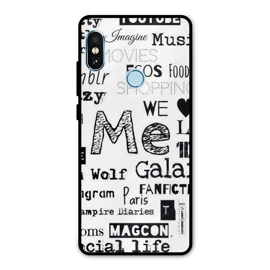 Love Things Metal Back Case for Redmi Note 5 Pro