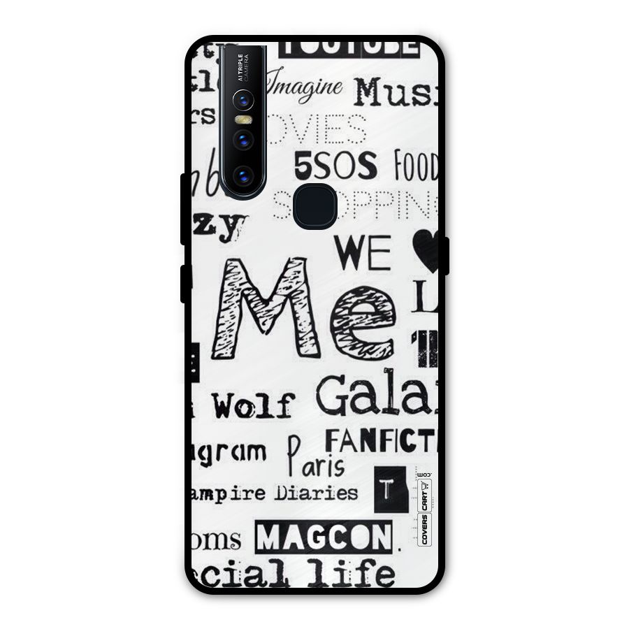 Love Things Metal Back Case for Vivo V15