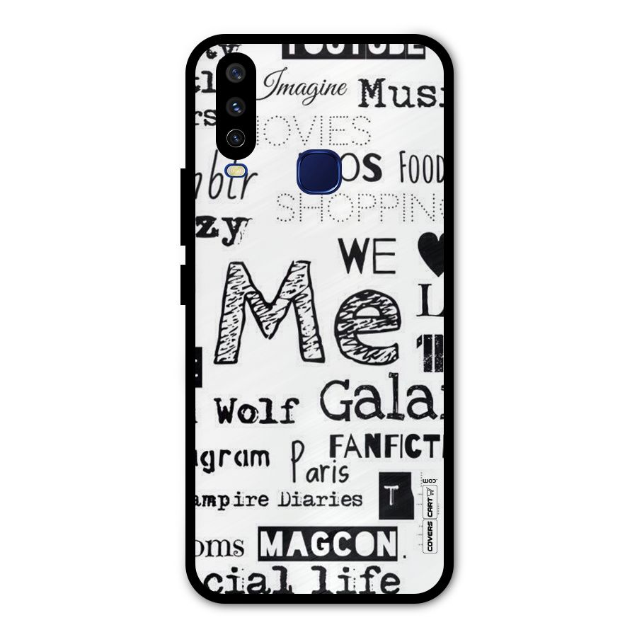 Love Things Metal Back Case for Vivo V17