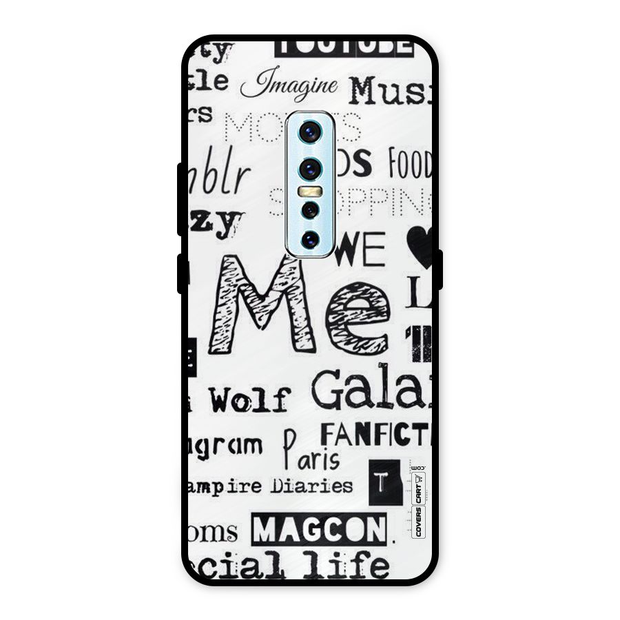 Love Things Metal Back Case for Vivo V17 Pro