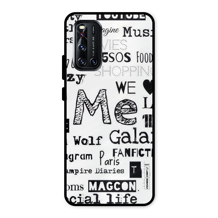 Love Things Metal Back Case for Vivo V19