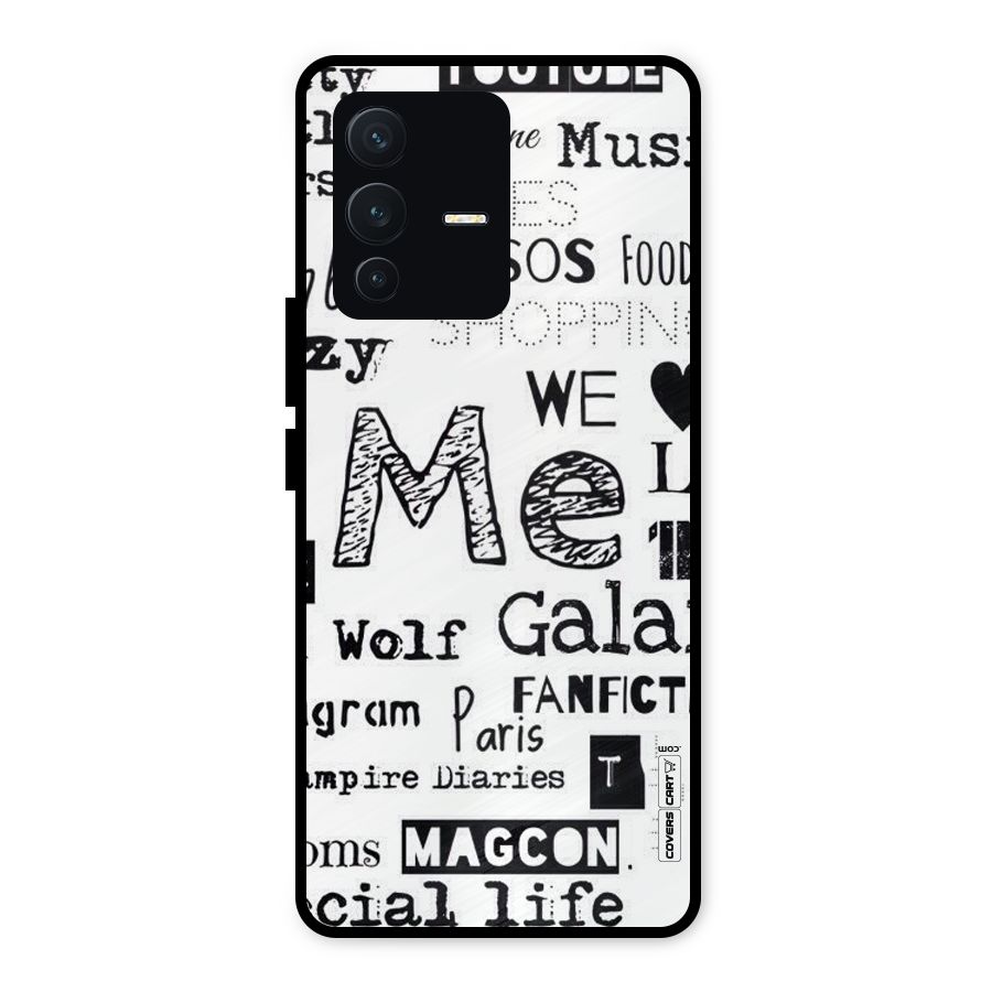 Love Things Metal Back Case for Vivo V23 5G
