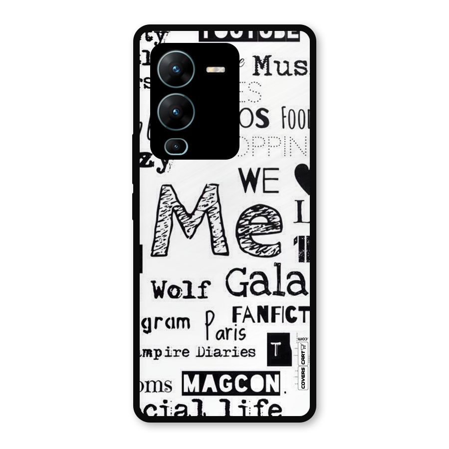 Love Things Metal Back Case for Vivo V25 Pro