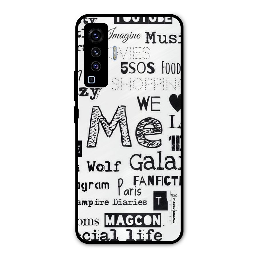 Love Things Metal Back Case for Vivo X50