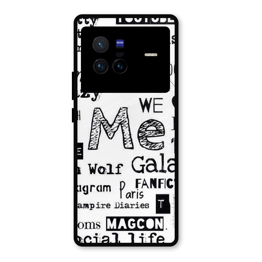 Love Things Metal Back Case for Vivo X80