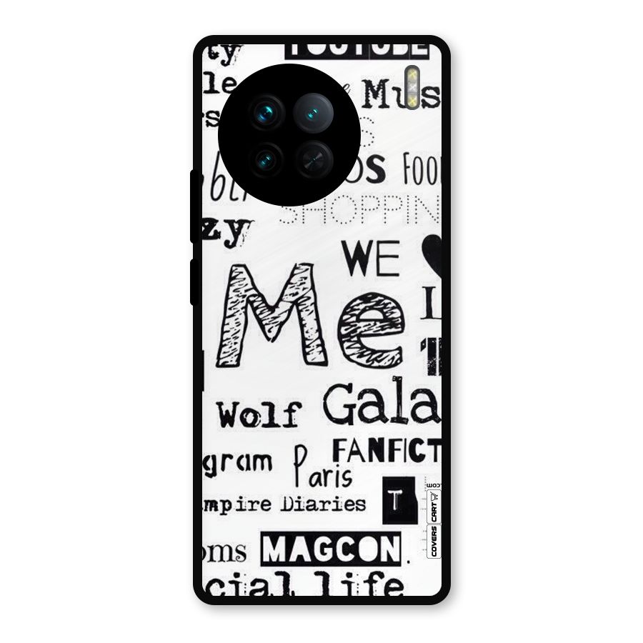 Love Things Metal Back Case for Vivo X90