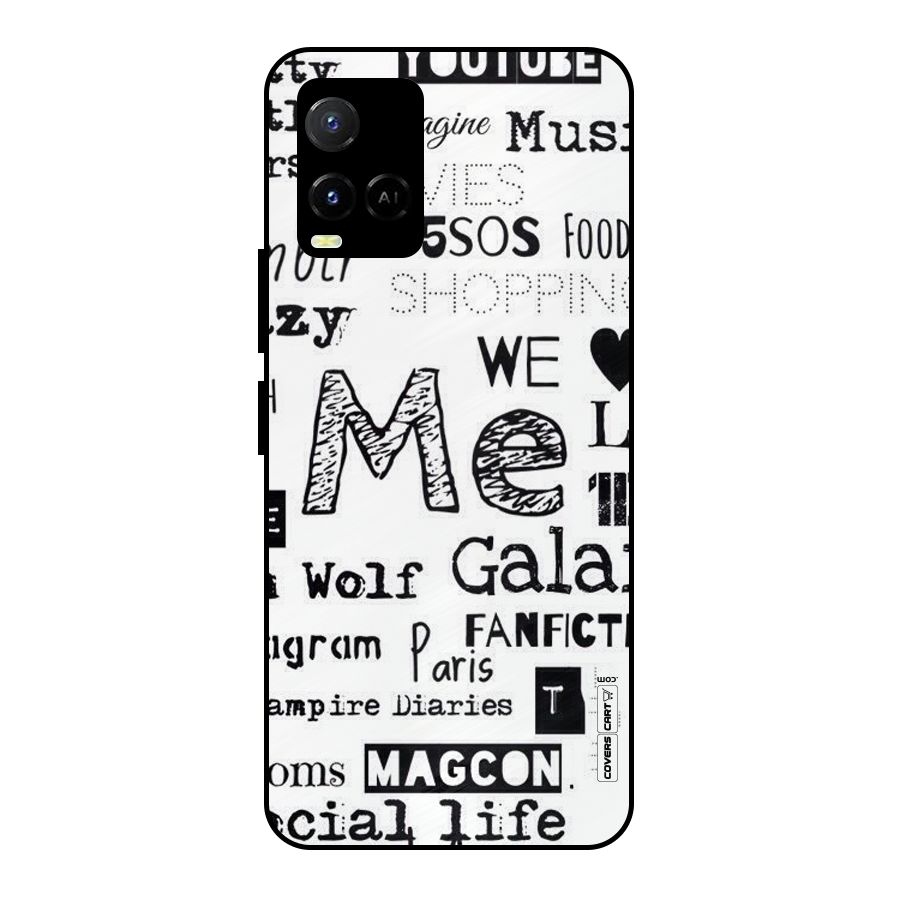 Love Things Metal Back Case for Vivo Y21 2021