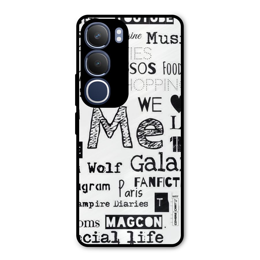 Love Things Metal Back Case for Vivo Y29