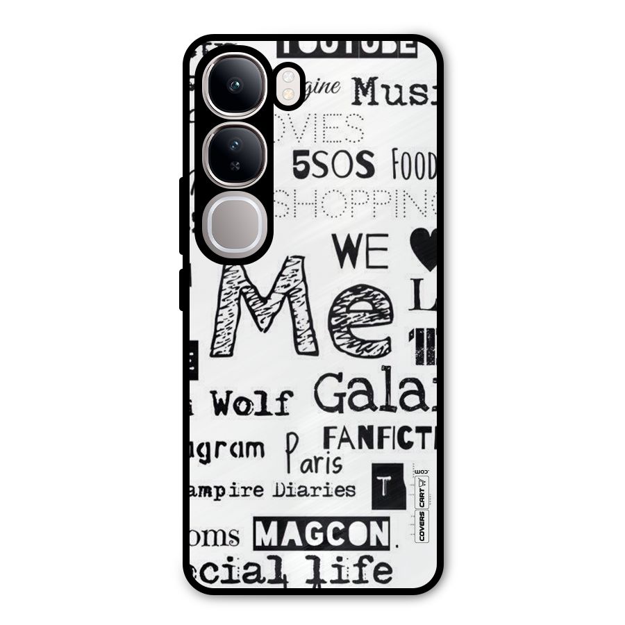 Love Things Metal Back Case for Vivo Y300