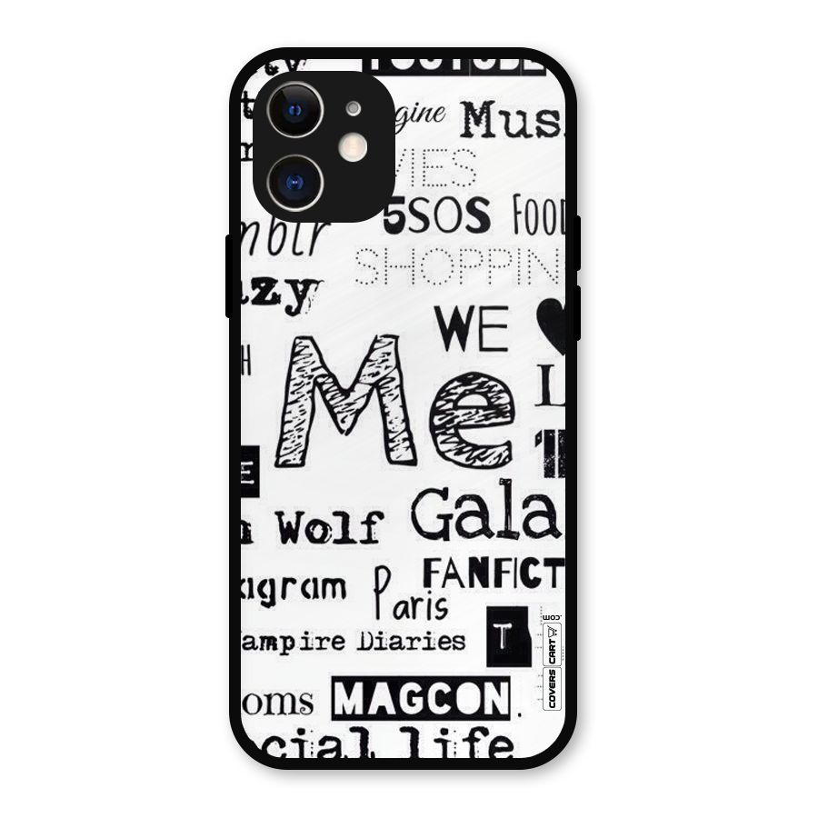 Love Things Metal Back Case for iPhone 12