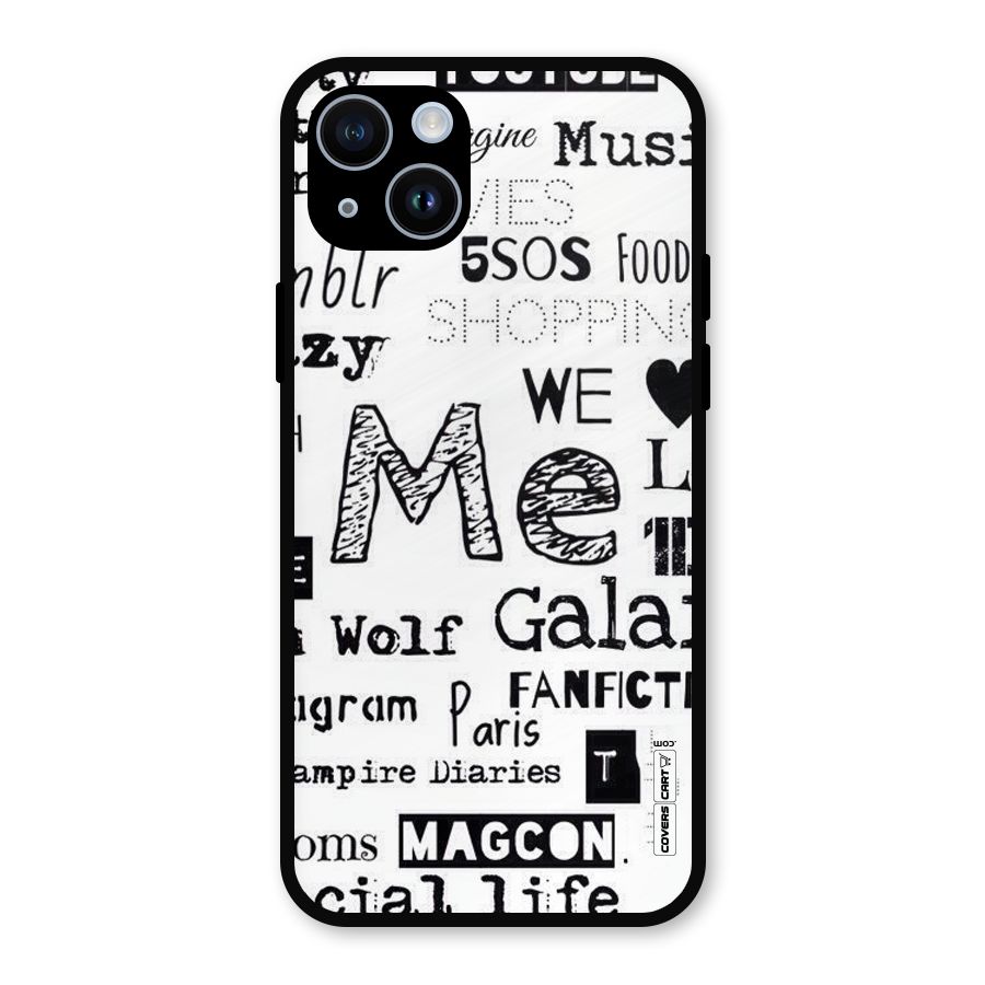 Love Things Metal Back Case for iPhone 14