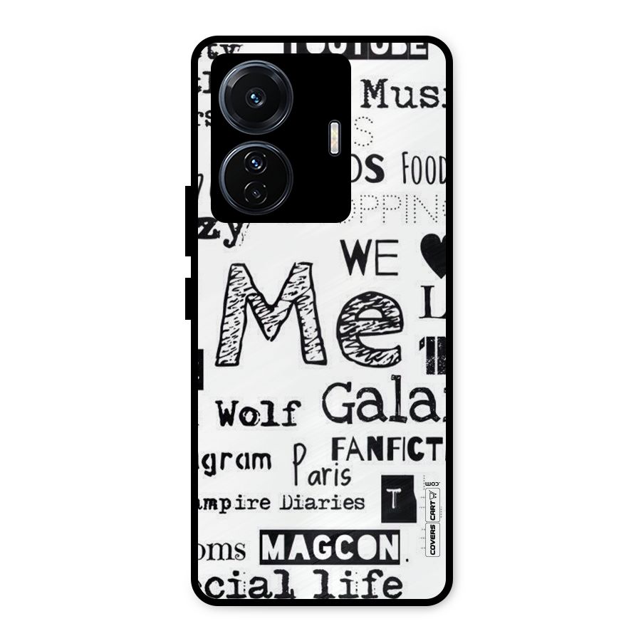 Love Things Metal Back Case for iQOO Z6