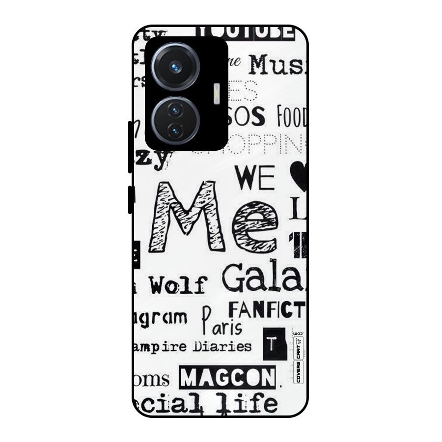 Love Things Metal Back Case for iQOO Z6 44W