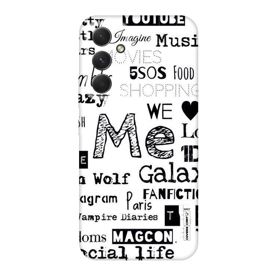 Love Things Original Polycarbonate Back Case for Galaxy A54