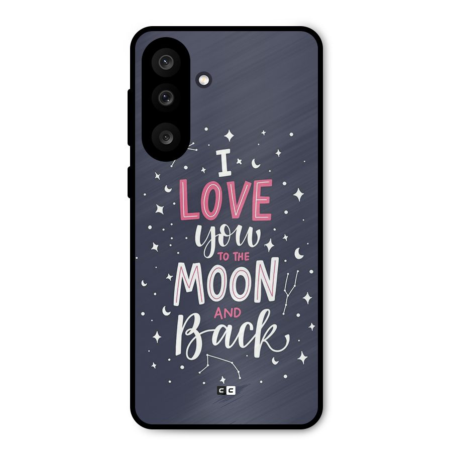 Love To The Moon Metal Back Case for Galaxy M56
