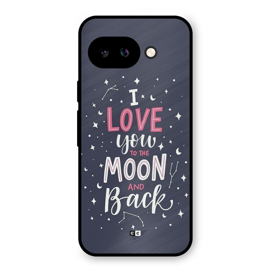 Love To The Moon Metal Back Case for Google Pixel 9a
