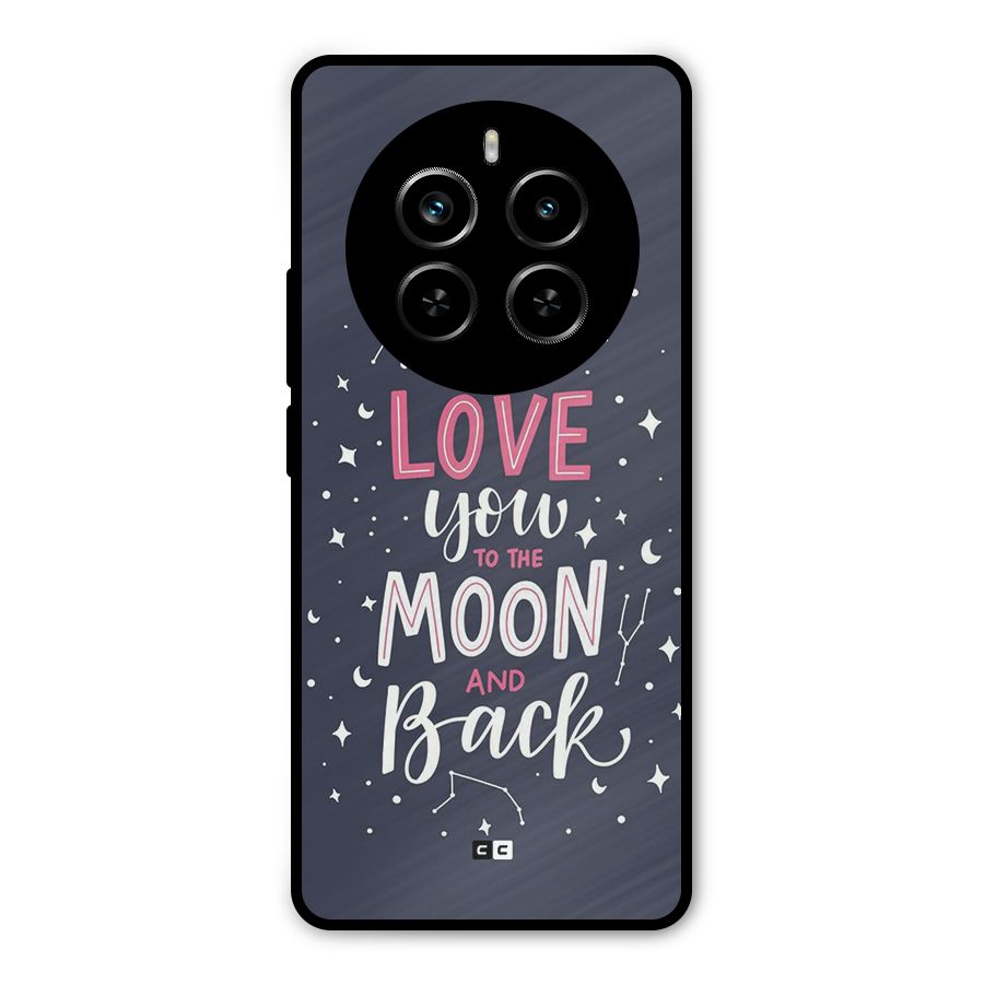Love To The Moon Metal Back Case for Realme P1 Pro