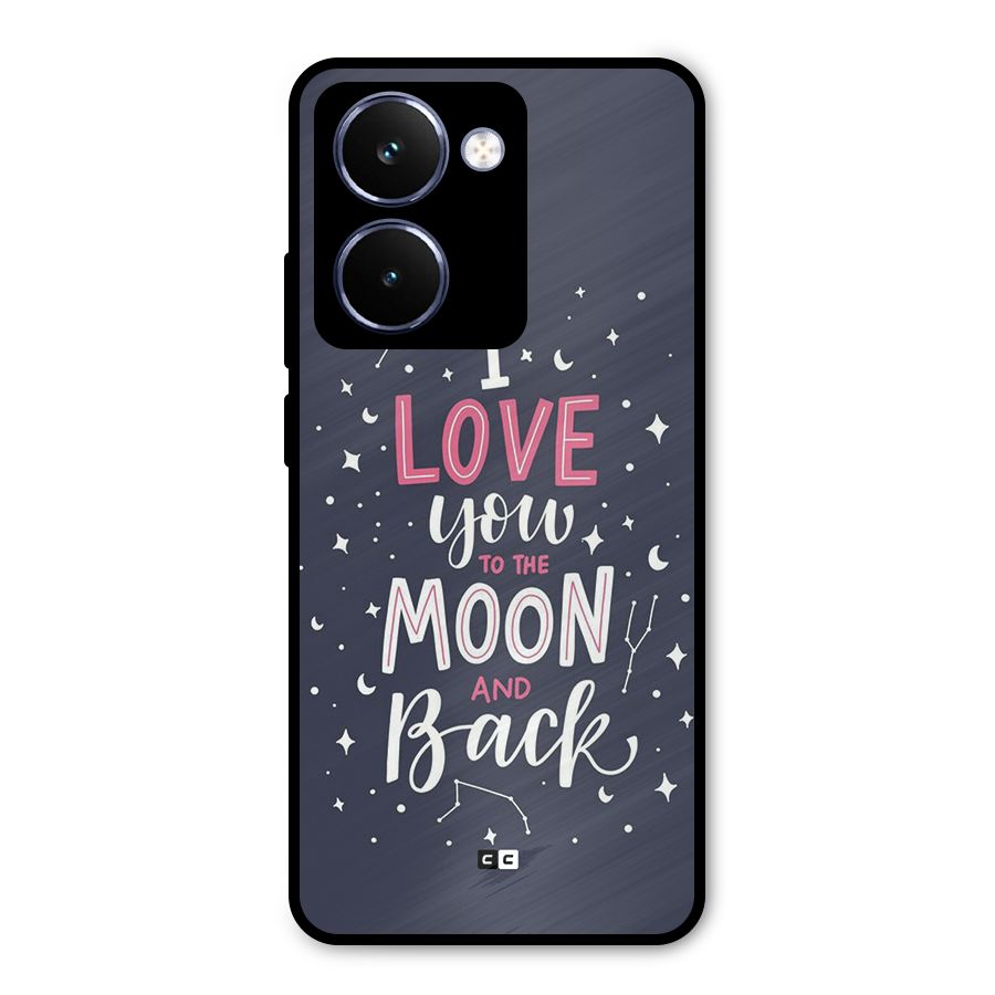 Love To The Moon Metal Back Case for Realme P3 Ultra