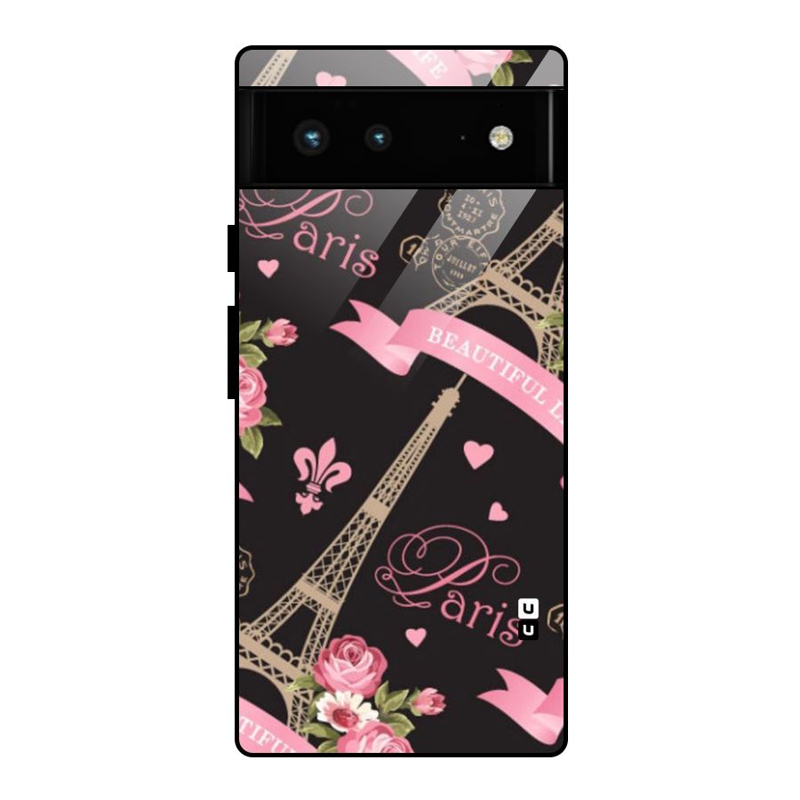Love Tower Glass Back Case for Google Pixel 6