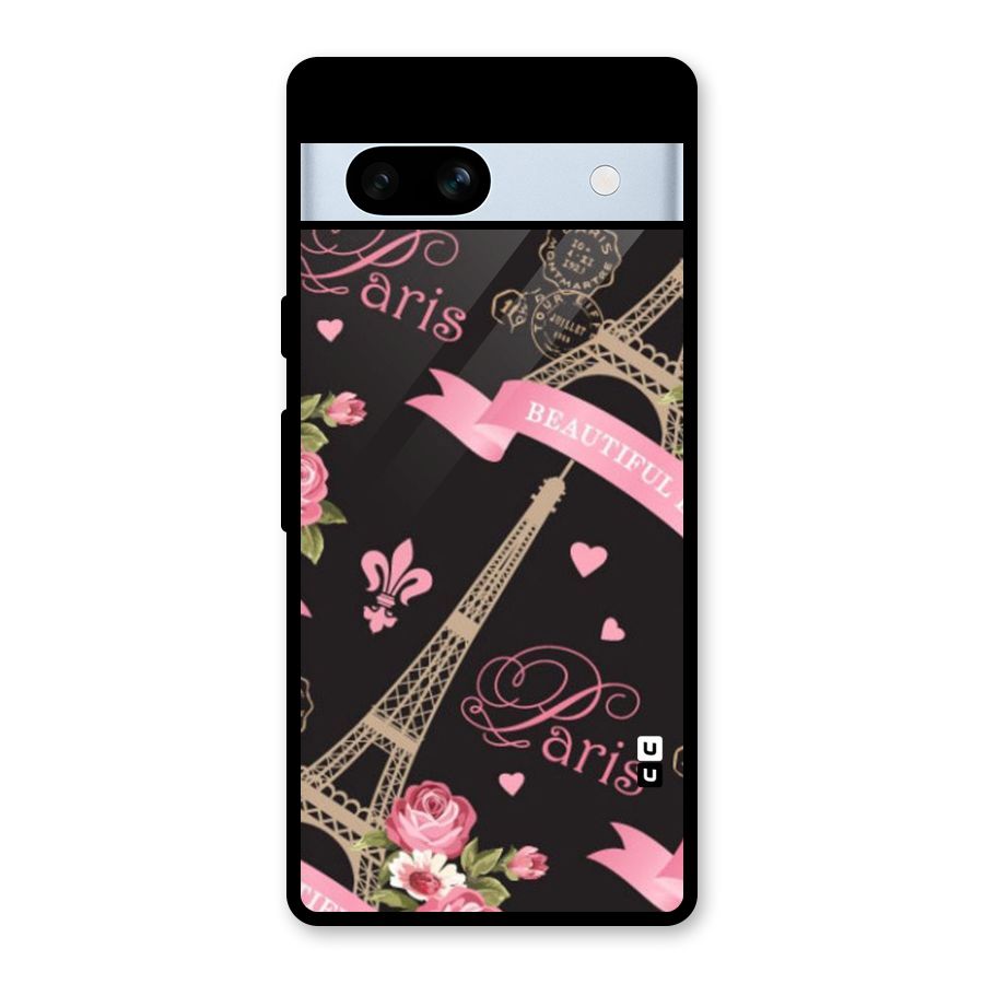 Love Tower Glass Back Case for Google Pixel 7a