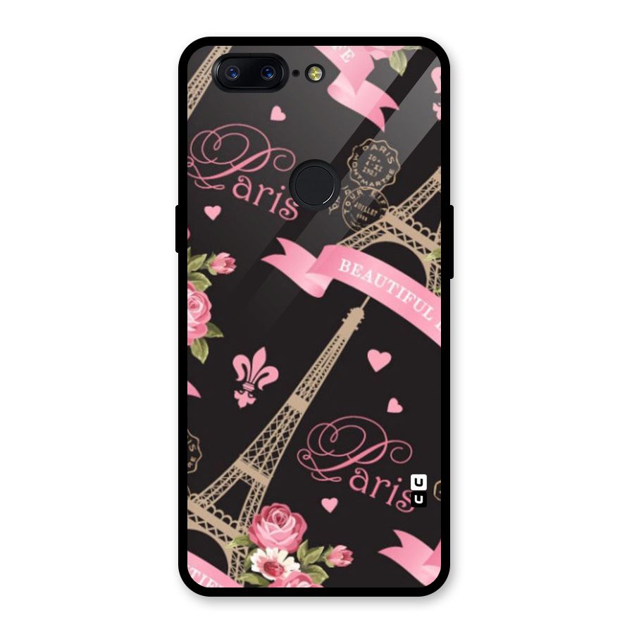 Love Tower Glass Back Case for OnePlus 5T