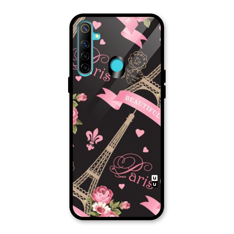 Love Tower Glass Back Case for Realme 5