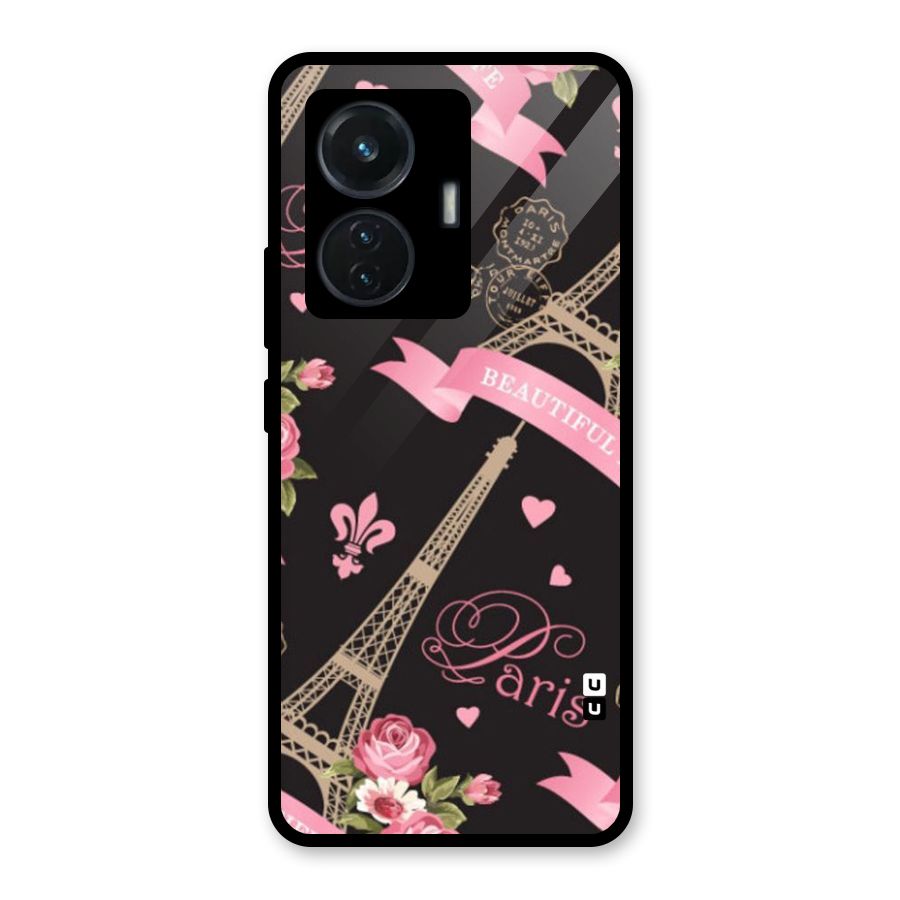 Love Tower Glass Back Case for Vivo T1 44W
