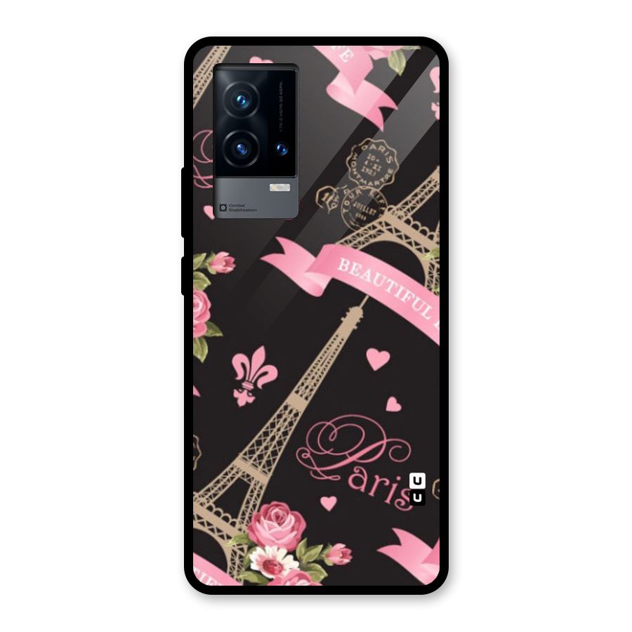 Love Tower Glass Back Case for iQOO 9 5G