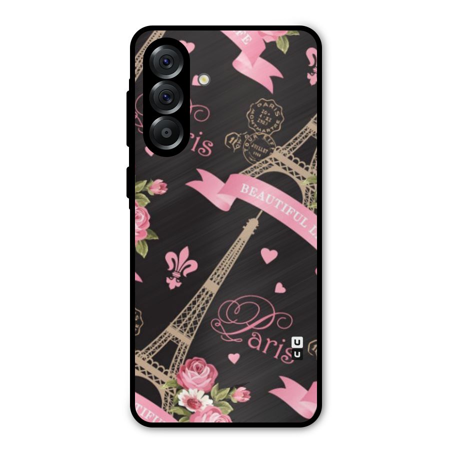 Love Tower Metal Back Case for Galaxy A56