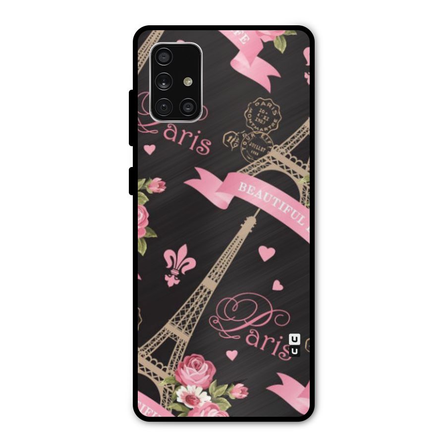 Love Tower Metal Back Case for Galaxy A71