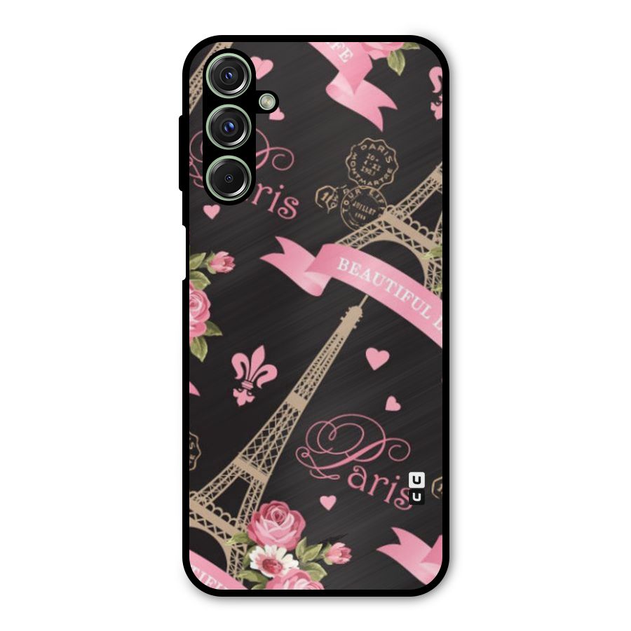Love Tower Metal Back Case for Galaxy F34