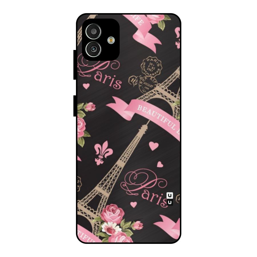 Love Tower Metal Back Case for Galaxy M13 5G