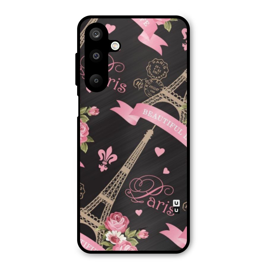 Love Tower Metal Back Case for Galaxy M16