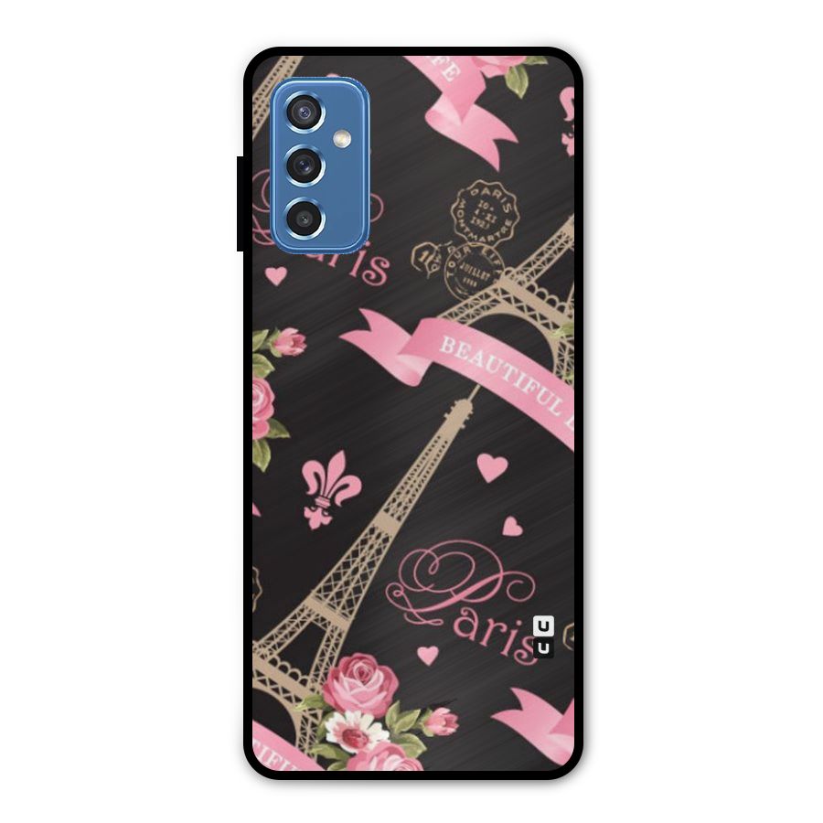 Love Tower Metal Back Case for Galaxy M52 5G