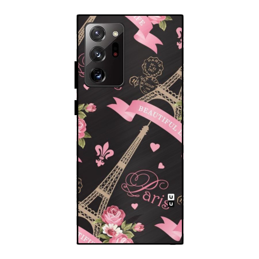 Love Tower Metal Back Case for Galaxy Note 20 Ultra