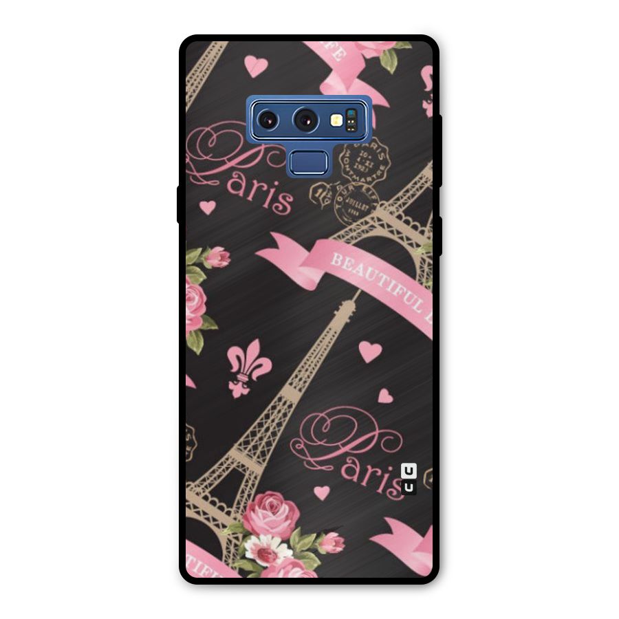 Love Tower Metal Back Case for Galaxy Note 9