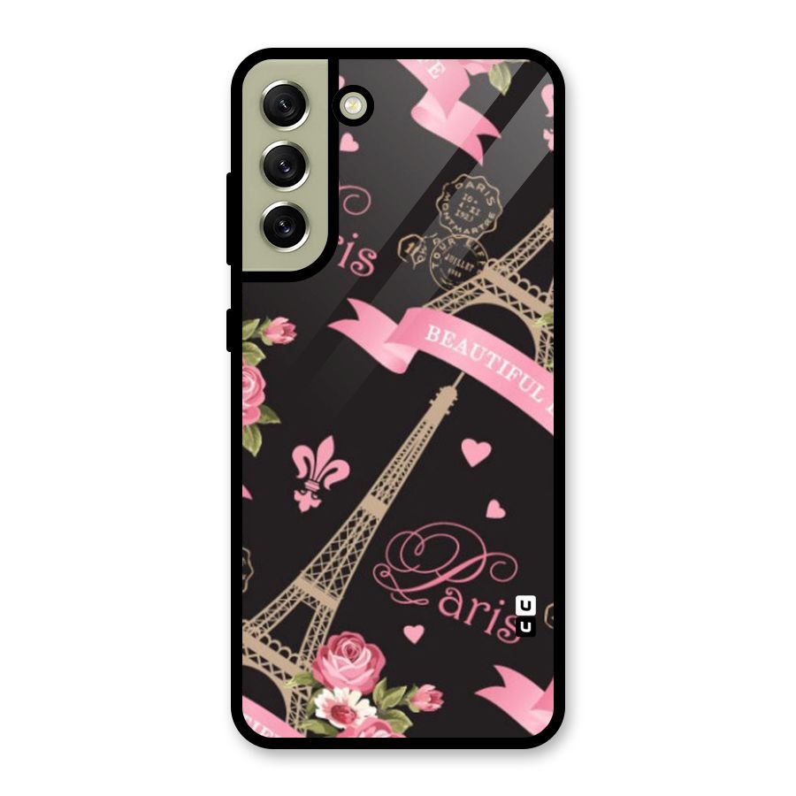 Love Tower Metal Back Case for Galaxy S21 FE 5G (2023)