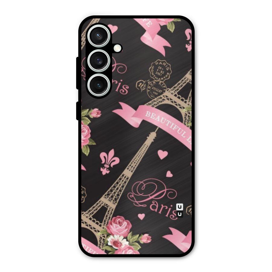 Love Tower Metal Back Case for Galaxy S23 FE