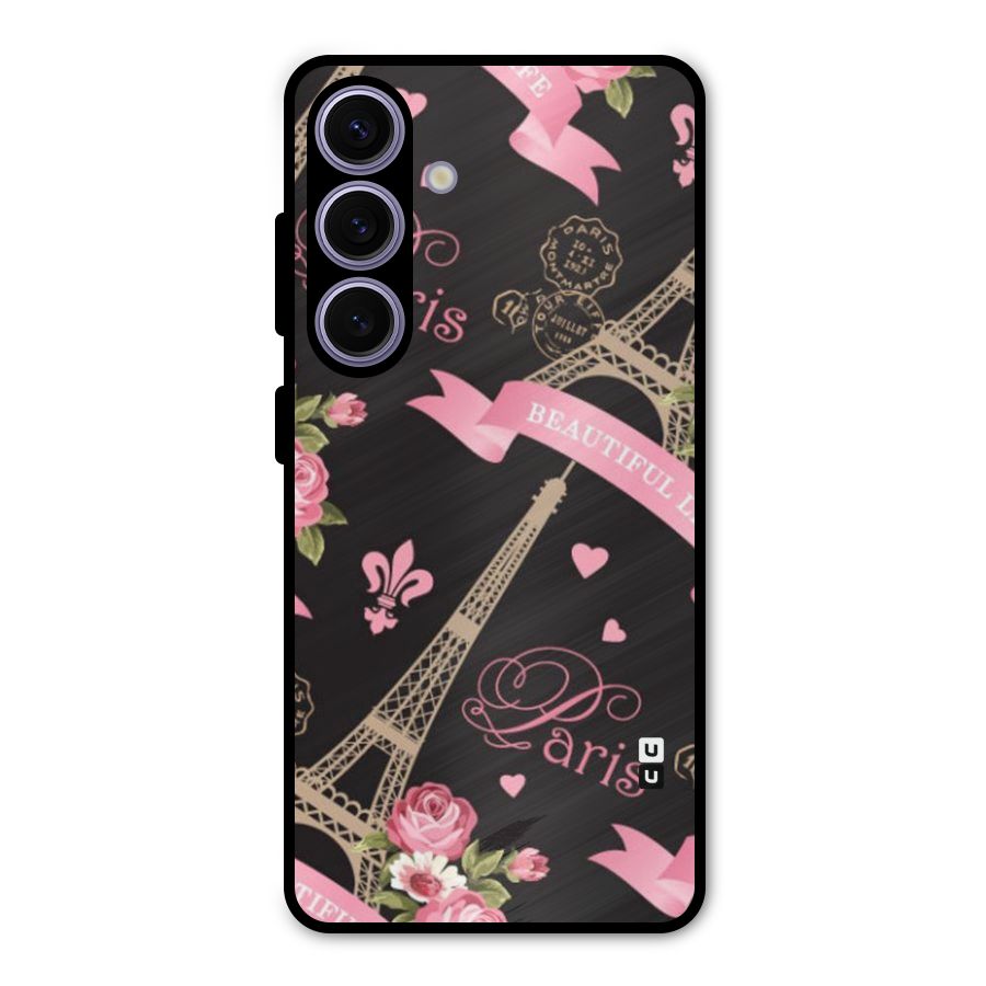 Love Tower Metal Back Case for Galaxy S24